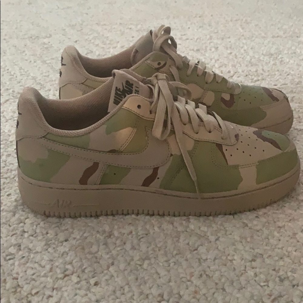 Nike Air Force 1 desert camo size 9.5 - Picture 2 of 12